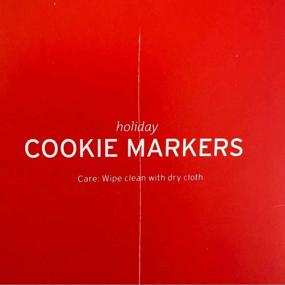 Target Festive Holiday Cookie Markers Set of 4